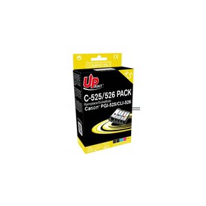 Pack cartouches compatibles canon c-525/526 pack uprint c-525/526 compatible canon