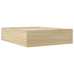 vidaXL Cadre de lit sans matelas chêne sonoma 160x200 cm