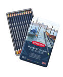 Crayon de couleur aquarellable Derwent WaterColour 12 pièces