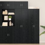 Armoire de rangement vidaXL Chêne noir 70x42 5x225 cm Bois d'ingénierie