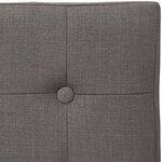 Pouf pliant Lysandre - Gris
