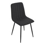 Lot de 2 chaises de salle à manger 89 x 43 x 51 cm noir 03_0006720
