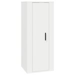 vidaXL Ensemble de meubles TV 2 Pièces Blanc Bois d'ingénierie