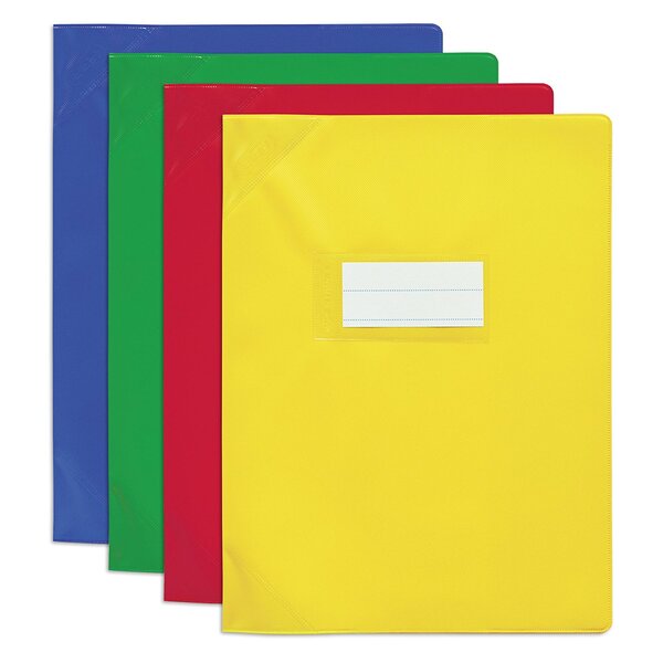 Protège-cahier School Life 17x22 PVC opaque 14/100° Coloris Aléatoire ELBA