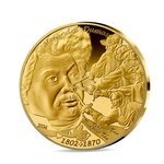 Alexandre Dumas Monnaie de 50€ Or 1/4 Oz Qualité BE Millésime 2024