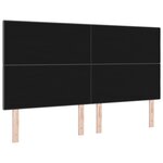 Tête de lit capitonnée gris foncé 180 cm en tissu