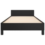 vidaXL Cadre de lit sans matelas noir 100x200 cm similicuir