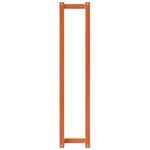 vidaXL Porte-serviette marron cire 23x18x110 cm bois de pin massif