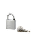THIRARD - Cadenas à clé Mach 3  laiton nickelé  extérieur  anse inox  40mm  2 clés