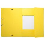 Chemise À Élastiques Maxi Capacity Carte Lustrée 425gm2 - A4 - Jaune - X 25 - Exacompta