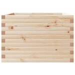 vidaXL Jardinière 70x70x46 cm bois de pin massif