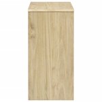 vidaXL Table console SAUDA chêne 89 5x36 5x73 cm bois de pin massif