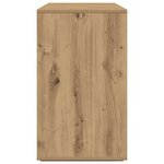 vidaXL Buffet en chêne Fait main bois d'ingénierie 120 x 41 x 75 cm