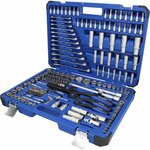 Brilliant tools jeu de douilles de 1/4" 3/8" 1/2" 216 pièces acier
