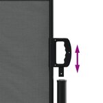 vidaXL Auvent latéral rétractable anthracite 120x300 cm