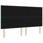 Tête de lit vidaXL capitonnée vert foncé 180 cm en velours