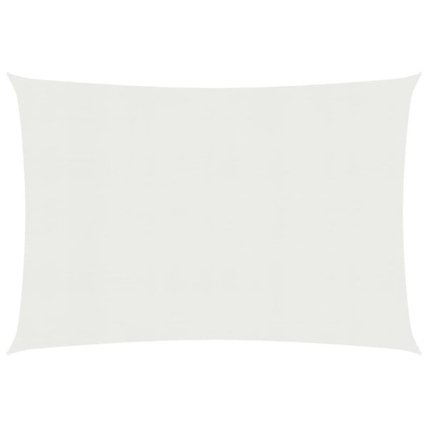 vidaXL Voile d'ombrage 160 g/m² Blanc 2x2 5 m PEHD