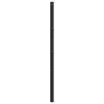 vidaXL Tête de lit métal noir 180 cm