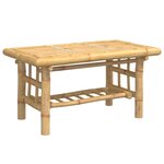vidaXL Table basse 70x45x36 cm bambou
