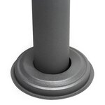 Support pour 4 boîte aux lettres acier anthracite matériel de montage