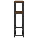 vidaXL Table console chêne marron 145x22 5x75 cm bois d'ingénierie