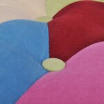 vidaXL Chaise en style français avec design de patchwork Tissu