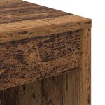 vidaXL Bureau avec rangement en bois ancien et technique