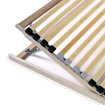 vidaXL Sommier à lattes avec 28 lattes 7 zones 70 x 200 cm
