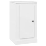 vidaXL Buffet blanc brillant 37 5x35 5x67 5 cm bois d'ingénierie