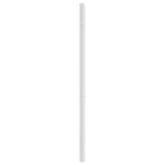 vidaXL Tête de lit métal blanc 193 cm