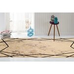 Tapis de salon croisé 80 x 150 cm - Noir