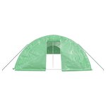 vidaXL Serre avec cadre en acier vert 110 m² 22x5x2 3 m