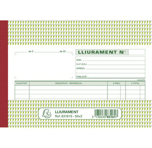 Lliuraments Quart Apaisat 148x210 50t