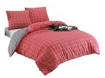 Parure de lit rouge TRENDY 260 x 240 cm