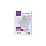 Etui De Protection Pour Carte Grise 3 Volets Pvc Lisse 20/100e - Cristal - X 10 - Exacompta