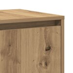 vidaXL Buffet en chêne Fait main bois d'ingénierie 120 x 41 x 75 cm