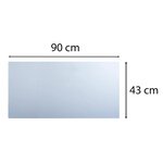 Sous-main Souple Pvc Crystal - 43x90 Cm - Incolore - Exacompta
