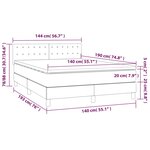 vidaXL Sommier à lattes de lit avec matelas Rose 140x190 cm Velours