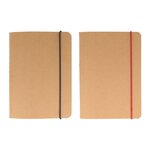 2 carnets de notes quadrillés avec élastiques