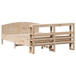vidaXL Cadre de lit sans matelas 150x200 cm bois de pin massif