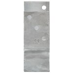 vidaXL Piquets de clôture 6 Pièces Argenté 9x6x15 cm Acier galvanisé