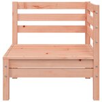 vidaXL Canapés d'angle de jardin 2 Pièces bois massif douglas