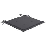 vidaXL Chaises pliables de jardin lot de 8 avec coussins Bois d'acacia