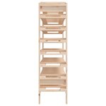 vidaXL Casier à vin 109 5x30x107 5 cm Bois de pin massif