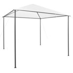 vidaXL Tonnelle 3x3x2 9 m Blanc 180 g/m²