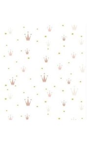 Tapis enfant Crown 100 x 150 cm - Blanc