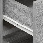 Buffet vidaXL Gris sonoma Bois d'ingénierie 120 x 36 x 69 cm