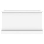 vidaXL Boîte de rangement blanc 70x40x38 cm bois d'ingénierie