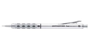 Portemines GRAPHGEAR 1000 Métal 0,5 mm Argent/Noir PENTEL