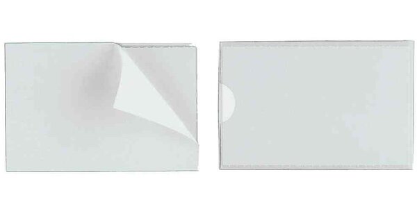 Sachet de 10 pochettes adhésives POCKETFIX 150 x 60 mm DURABLE